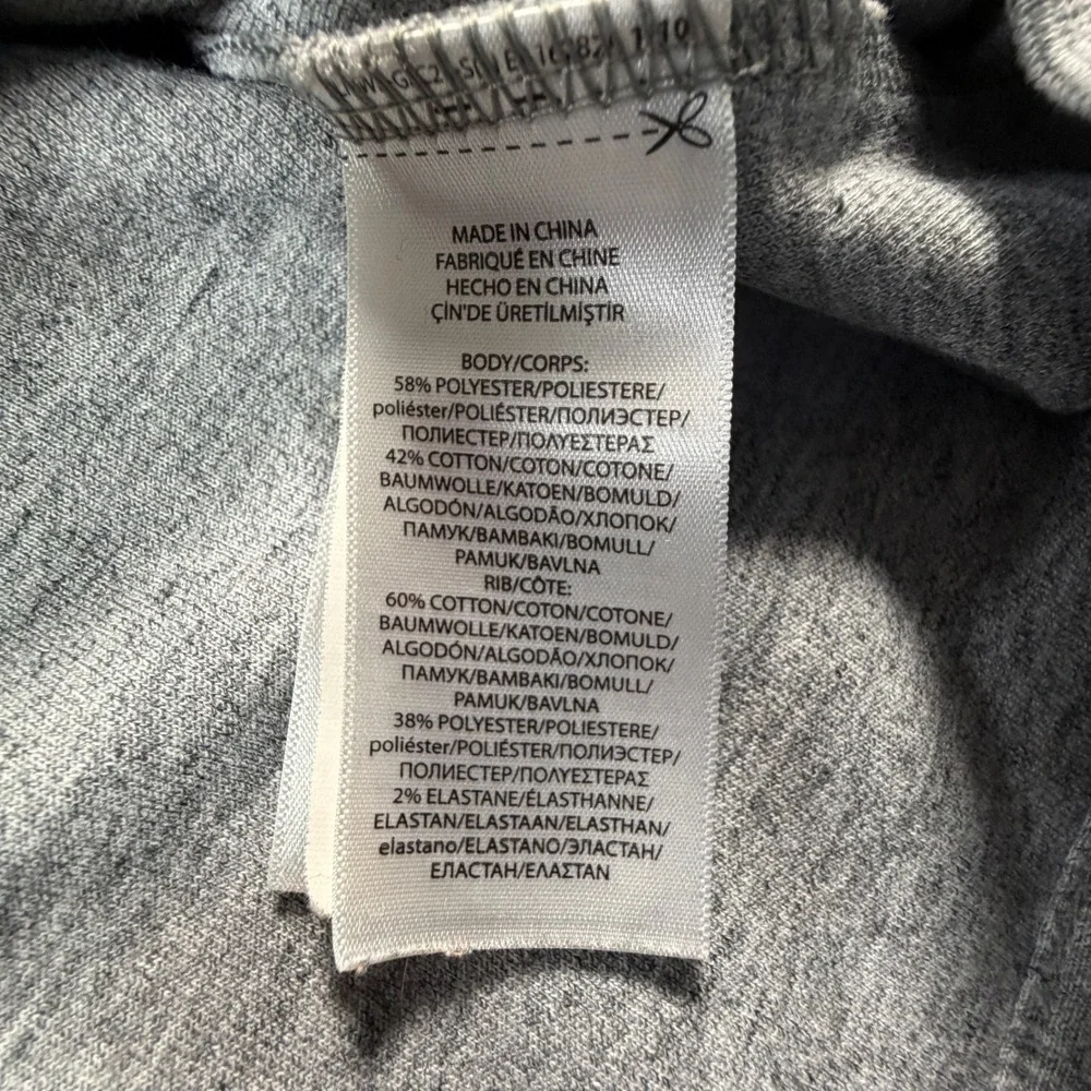 Polo Ralph Lauren Mens Large Gray Heather‎ Full Zip Hoodie Pony Logo Size L